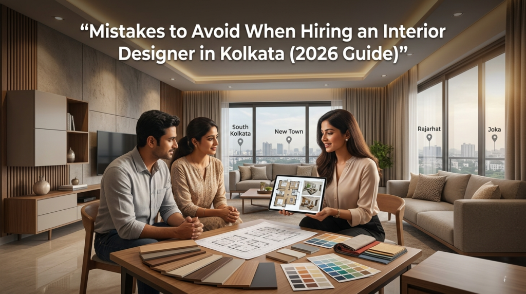 Common Mistakes to Avoid When Hiring an Interior Designer in Kolkata