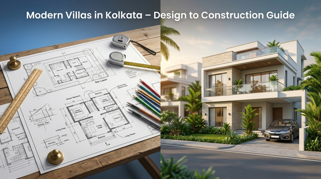 Modern Villas in Kolkata – Design Planning, Interiors & Construction Guide