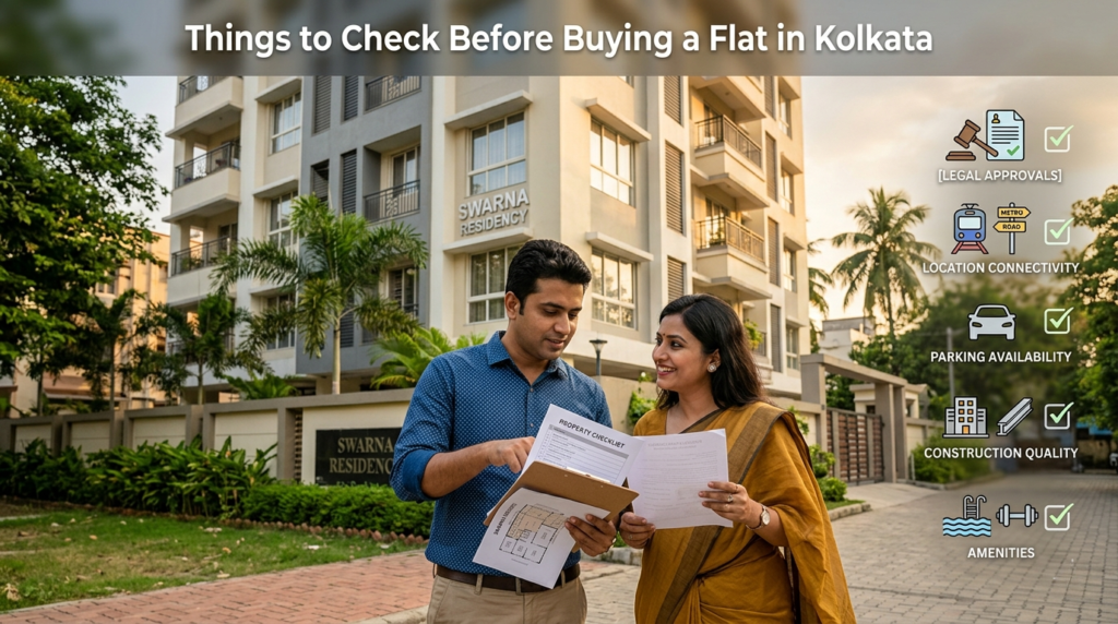Things to Check Before Buying a Flat in Kolkata – Complete Buyer Guide