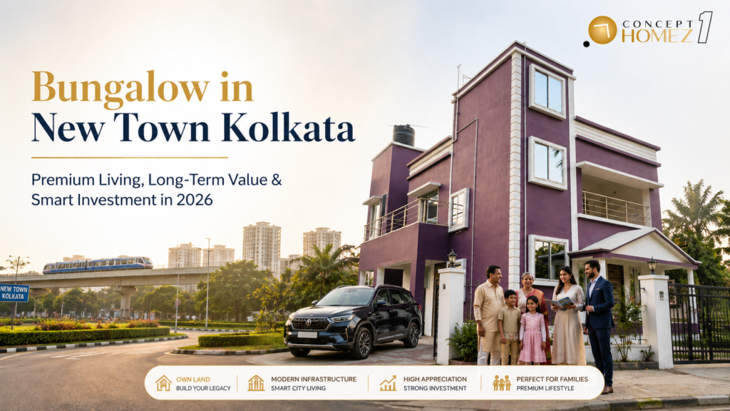 Bungalow in New Town Kolkata Premium Living, Long-Term Value, and Smart Investment in 2026